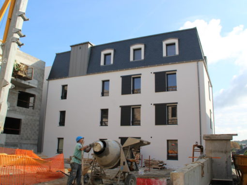 CONCARNEAU Le Lin Construction Logements Collectifs (90)