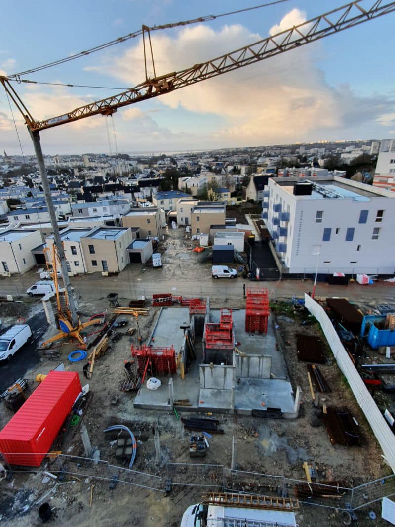 Un chantier qui débute sur BREST opération LE BELVÉDÈRE – LE…