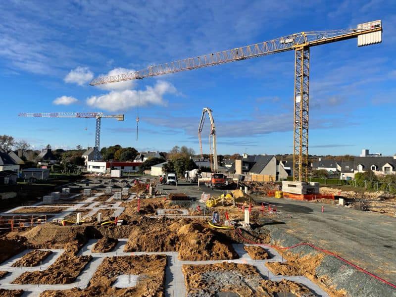 Démarrage chantier de la gendarmerie de PONT L’ABBÉ avec les…