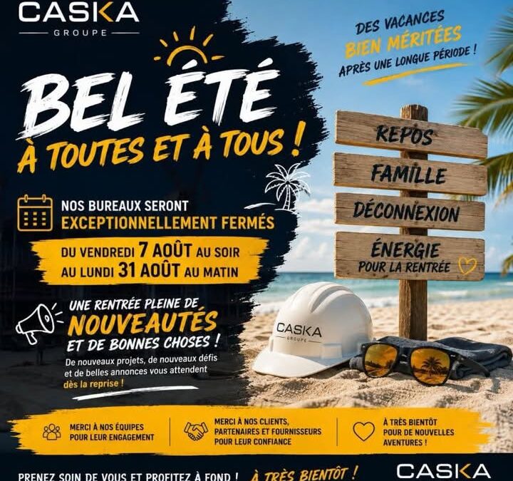☀️ Bel été à toutes et à tous…